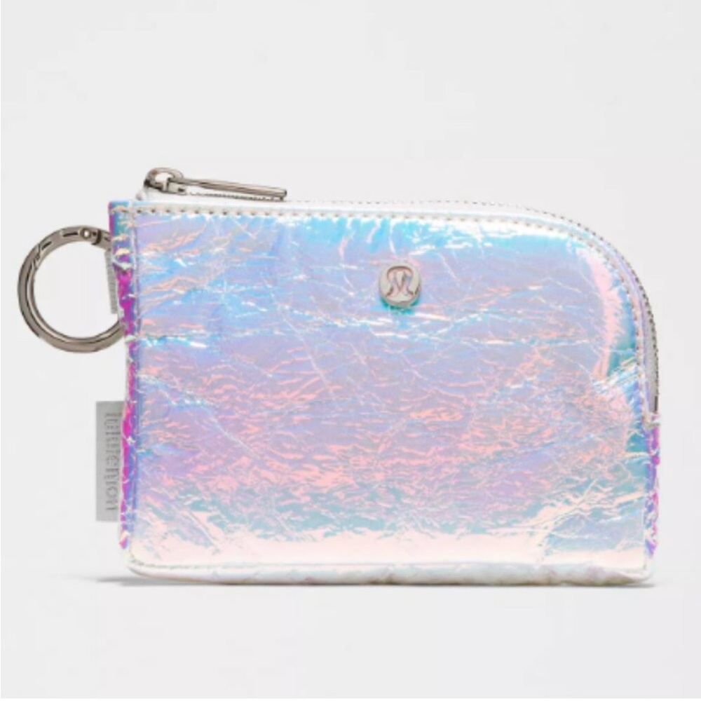 NWT Lululemon Iridescent Clipable Card Pouch